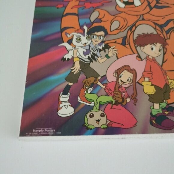 NOS Digimon Poster 8"x10" Plaque, Toei Scorpio 1999 Plastic Sealed - Picture 3 of 8